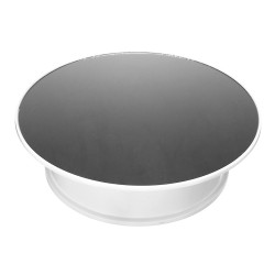 Round Mirror Top Electric Motorized 360° Turntable Rotary Jewelry Display Stand Showcase Round Mirror Top Electric Motorized 360° Turntable Rotary Jewelry Display Stand Showcase