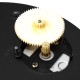 Round Mirror Top Electric Motorized 360° Turntable Rotary Jewelry Display Stand Showcase
