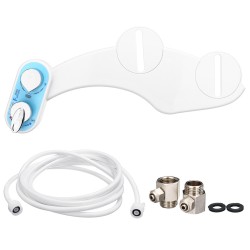Toilet Bidet Hot/Cold Water Dual Spray Non-Electric Mechanical Self Cleaning Adjustable Angle Bidet Toilet Device Toilet Bidet Hot/Cold Water Dual Spray Non-Electric Mechanical Self Cleaning Adjustable Angle Bidet Toilet Device