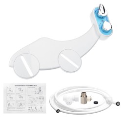 Toilet Bidet Hot/Cold Water Dual Spray Non-Electric Mechanical Self Cleaning Adjustable Angle Bidet Toilet Device Toilet Bidet Hot/Cold Water Dual Spray Non-Electric Mechanical Self Cleaning Adjustable Angle Bidet Toilet Device