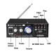 USB SD HIFI Power Amplifier HiFi Digital Audio Stereo Amplifier bluetooth FM Radio Equipment