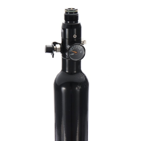 0.38L Liter Aluminum Tank Air Bottle With 4500 PSI Regulator For Paintball PCP