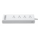 100-240V Smart WIFI Socket 4 US Plugs W/ 4 USB Ports Socket Switch Support Alexa/Echo/Google Home