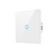 1/2/3 Gang Smart Home WiFi Touch Light Wall Switch Panel For Alexa Google Home Assistant