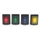 12V 16A 6Pin Waterproof Rocker Switch With Lamp Light Momentary