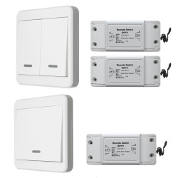 1/2Way Lamp Light Wireless Remote Control Switch Receiver Transmitter ON/OFF Switch Controller 1/2Way Lamp Light Wireless Remote Control Switch Receiver Transmitter ON/OFF Switch Controller