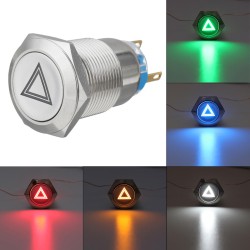 19mm 12V IP65 Push Button Switch Dome Light LED ON/OFF Switches 19mm 12V IP65 Push Button Switch Dome Light LED ON/OFF Switches