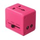 2.1A Universal Travel Adapter 2USB Worldwide Travel Chargers Adapters Plug International Universal Travel Adapter