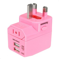 250V 6A Universal Travel Adapter Dual USB Plug Charger Power Adaptor EU/UK/US/AU 250V 6A Universal Travel Adapter Dual USB Plug Charger Power Adaptor EU/UK/US/AU