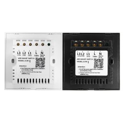 3 Gang 1 Way WIFI Smart Light Touch Remote Control Wall Switch For Amazon Alexa 3 Gang 1 Way WIFI Smart Light Touch Remote Control Wall Switch For Amazon Alexa