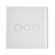 3 Gang 1 Way WIFI Smart Light Touch Remote Control Wall Switch For Amazon Alexa