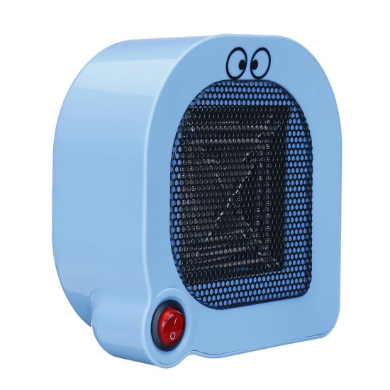 400W Mini Protable Space Heater Cartoon Type Desktop Electric Heater Fan Fast Heating