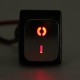 4PIN Rocker Lock Switch 12V-24V 15A On-Off LED Rocker Switch Waterproof