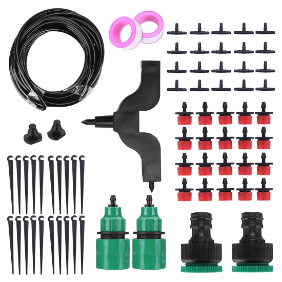 5-25M Water Hose Plants Garden Auto Drip Irrigation System Watering Micro Drip Kit