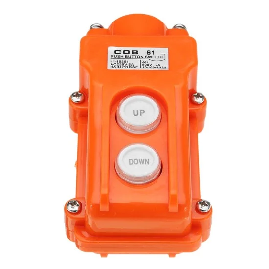 AC 250V 5A UP DOWN Button Switch Crane Handheld Button Box Driving ...