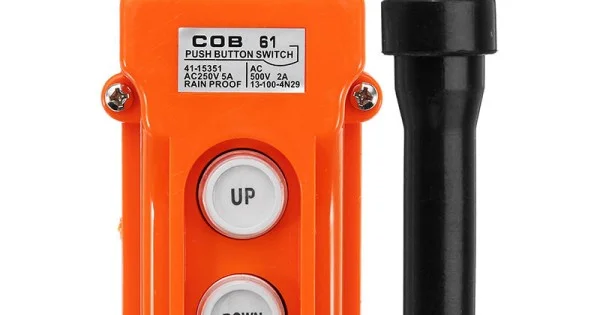 AC 250V 5A UP DOWN Button Switch Crane Handheld Button Box Driving ...