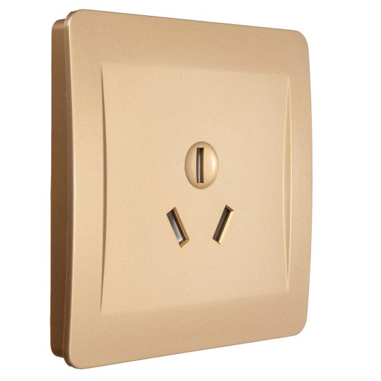 AC110-250V Electric Wall Charger Switch Socket Adapter Power Outlet Panel Faceplate AU Plug