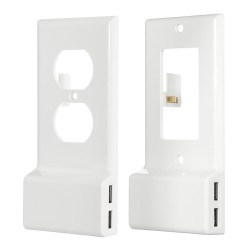 Dual USB Socket Ports Wall Charger Power Adapter Socket Outlet Panel Dual USB Socket Ports Wall Charger Power Adapter Socket Outlet Panel