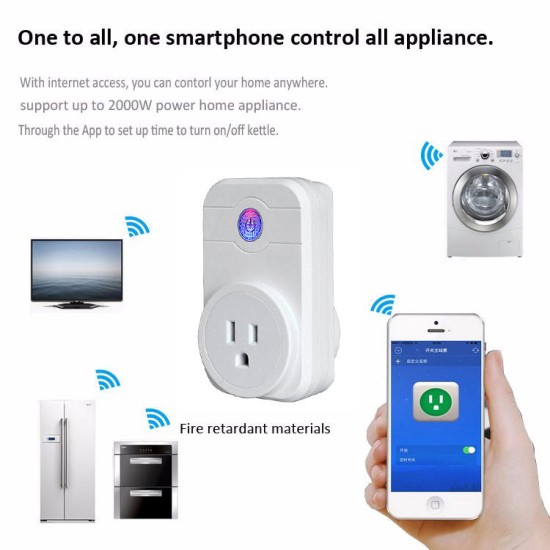 Home Smart Socket WIFI Plug EU/US Plug APP Wireless Control for IOS Pad Android HomeKit