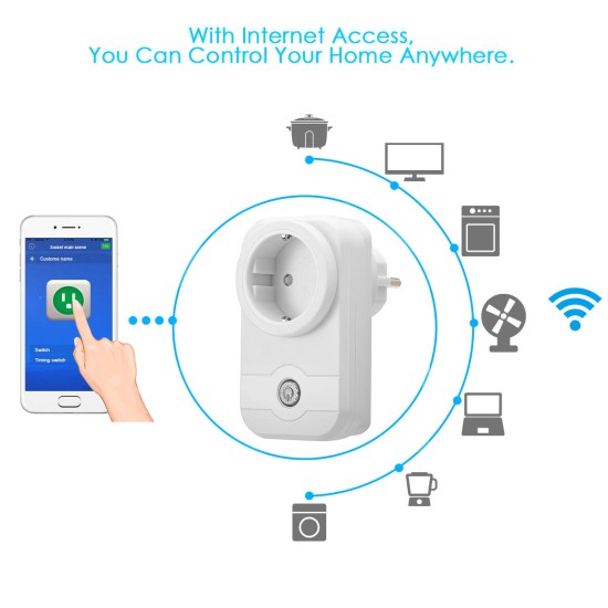 Home Smart Socket WIFI Plug EU/US Plug APP Wireless Control for IOS Pad Android HomeKit