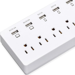5V 1A/2.4A 6 Port USB Fast Charger 6 US Jack Plug Power Adapter Switching Socket 5V 1A/2.4A 6 Port USB Fast Charger 6 US Jack Plug Power Adapter Switching Socket