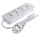 Electric 3 Socket Outlet + 3 USB Extension Power Strip 5V 2.1A US/UK Plug Cord