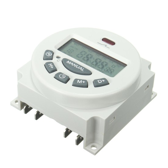 L701 12V/110V/220V LCD Digital Programmable Control Power Timer Switch Time Relay