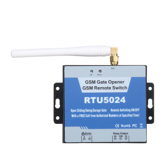 GSM Gate Opener Relay Switch Phone Wireless Remote Control Door Access 850/900/1800/1900MHz