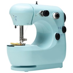 Mini Portable Electric Desktop Sewing Machine 2 Speeds For DIY Stitch Clothes Fabric Mini Portable Electric Desktop Sewing Machine 2 Speeds For DIY Stitch Clothes Fabric