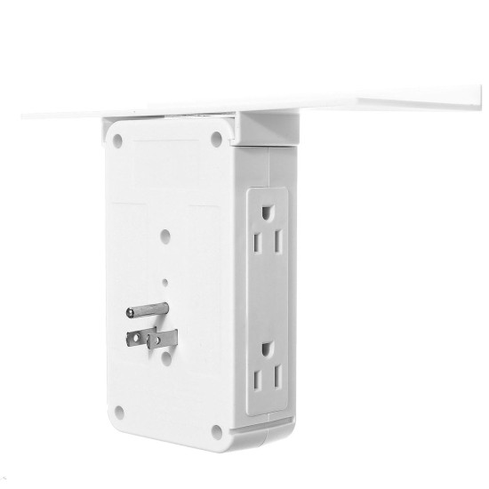 Multifunction 8 Port 6 Outlet Extenders Surge Electrical Socket Protector Washroom Extenders 2 USB Port