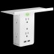 Multifunction 8 Port 6 Outlet Extenders Surge Electrical Socket Protector Washroom Extenders 2 USB Port