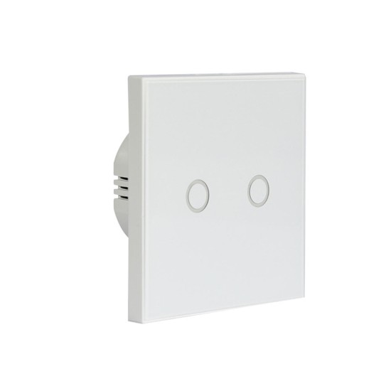 WiFi On/Off Switch Light Switch 2Gang Wireless EU Light Control Smart Switch EU Remote Conrtol