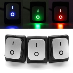 On-Off 4 Pin 12V LED Light Rocker Toggle Switch Latching Waterproof On-Off 4 Pin 12V LED Light Rocker Toggle Switch Latching Waterproof