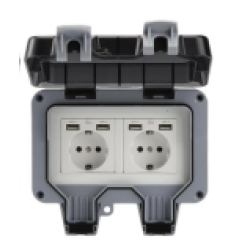 Outdoor Waterproof USB Socket Wall Outlet Air Conditioner Outlet EU UK US GER PLUG Outdoor Waterproof USB Socket Wall Outlet Air Conditioner Outlet EU UK US GER PLUG