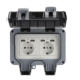 Outdoor Waterproof USB Socket Wall Outlet Air Conditioner Outlet EU UK US GER PLUG