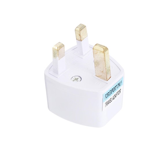 Universal to UK British Standard Adapter Portable Power Adapter Plug Converter Socket Mini For Phone/Computer/Camera