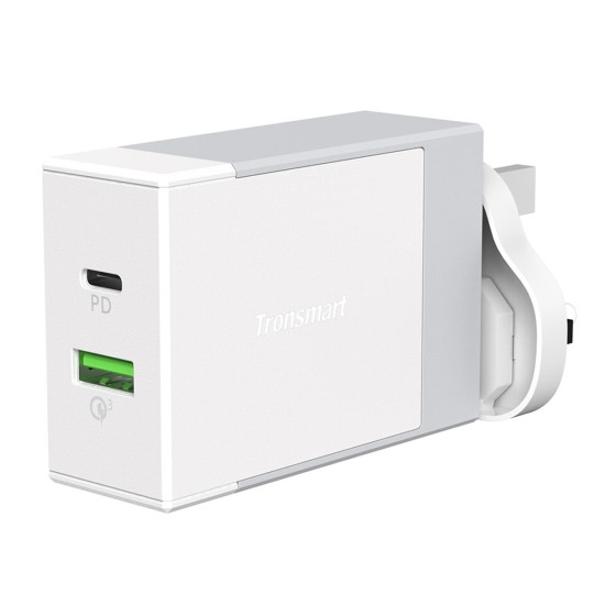 W2DT USB PD Wall Charger 100-240V US/UK/EU Plug USB Charger Plug