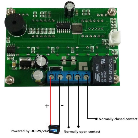 W1020 12V 24V 220V Digital Heat Cool Thermostat Temperature Controller Switch Module Controller