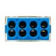 10Pcs 8 Holes Universal Compact Terminal Block Electric Cable Wire Connector