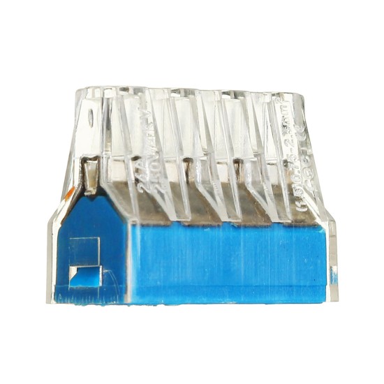 10Pcs 8 Holes Universal Compact Terminal Block Electric Cable Wire Connector