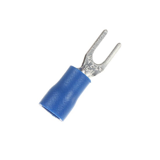 20pcs Heat Shrink Blue Wiring Crimp Butt Fork Terminals Connectors