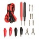 16pcs Multifunction Digital Multimeter Probe Test Alligator Clip Leads Cable