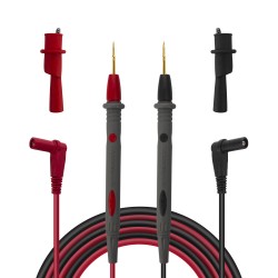 PT1008 20A 1000V Silicon Rubber Wire Retardant Gilded Sharp Needle Probe Digital Multimeter Test Lead with Crocodile Clip PT1008 20A 1000V Silicon Rubber Wire Retardant Gilded Sharp Needle Probe Digital Multimeter Test Lead with Crocodile Clip