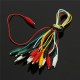 42cm 10pcs Alligator Clip Electrical DIY Test Leads Alligator Double-ended Crocodile Clip Roach Clip Test Jumper Wire