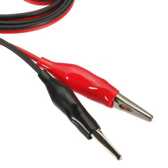 Alligator Test Lead Clip To Banana Plug Probe Cable for Multimeters