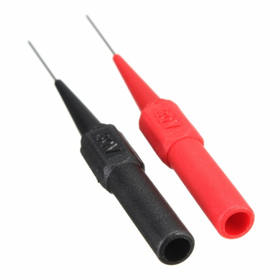 Insulation Piercing Needle Non-destructive Multimeter pen point Red/Black