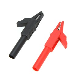 High-Quality Insulated Electrical Crocodile Test Cord Clamp for Multimeter Banana Plug Cable Lead Probe Crocodile Test High-Quality Insulated Electrical Crocodile Test Cord Clamp for Multimeter Banana Plug Cable Lead Probe Crocodile Test