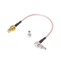 SMA Female Plug To CRC9/TS9 Dual Connector RF Coaxial Adapter RG316 Cable SMA Female Plug To CRC9/TS9 Dual Connector RF Coaxial Adapter RG316 Cable