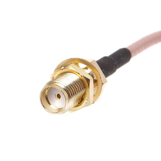 SMA Female Plug To CRC9/TS9 Dual Connector RF Coaxial Adapter RG316 Cable