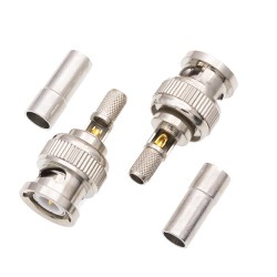 Y-1073 BNC Male Plug Fully Shielded High Precision High Frequency Test BNC Connector Y-1073 BNC Male Plug Fully Shielded High Precision High Frequency Test BNC Connector